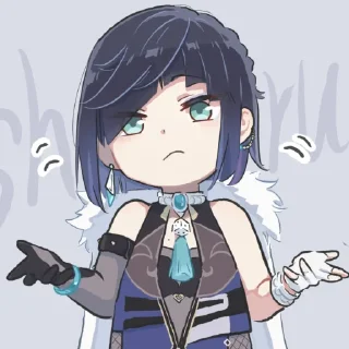 🤨 emoji Yelan by @kiyunya Telegram sticker 13 of 46