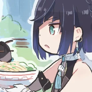 🍜 emoji Yelan by @kiyunya Telegram sticker 16 of 46