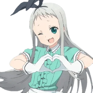 😘 emoji Hideri Kanzaki SMALL pack — @stckrRobot Telegram sticker 10 of 40