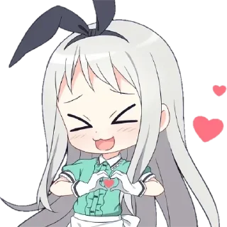😁 emoji Hideri Kanzaki SMALL pack — @stckrRobot Telegram sticker 1 of 40