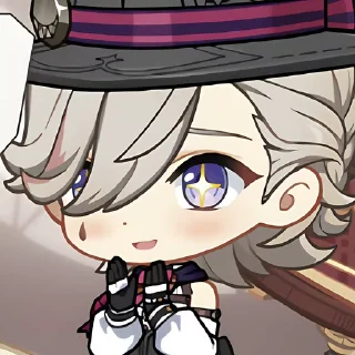 🎩 emoji ˗ˏˋ Lyney 🎩 @Mangattori ´ˎ˗ Telegram sticker 23 of 45