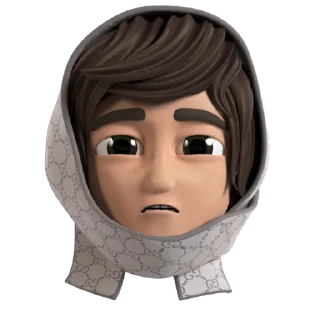 😢 emoji OGBUDA by @wrld_pxh Telegram sticker 5 of 16