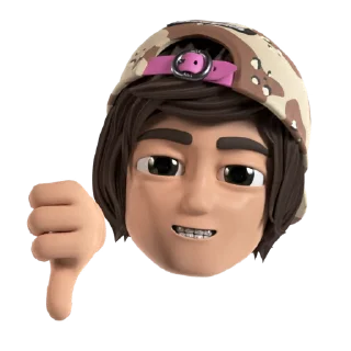 👎 emoji OGBUDA by @wrld_pxh Telegram sticker 3 of 16