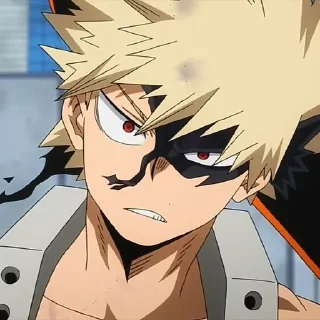 Sticker from Bakugo || @narezkiartmga