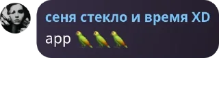 🦜 emoji flood & 8:11 pack by @QuotLyBot Telegram sticker 24 of 31