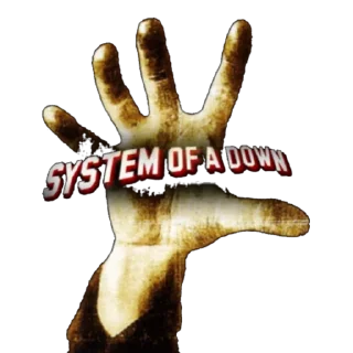 Sticker from syst3m of a down