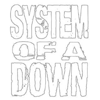 Sticker from syst3m of a down