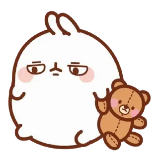 🐰 emoji m o l a n g  🌸 Telegram sticker 21 of 50