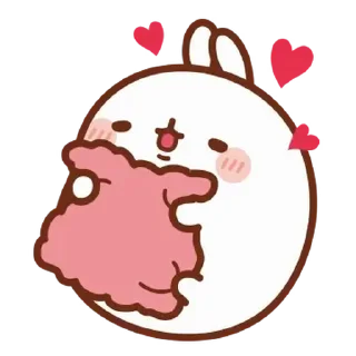🐰 emoji m o l a n g  🌸 Telegram sticker 22 of 50