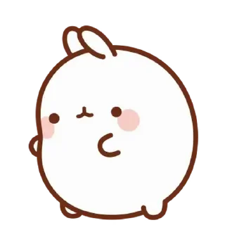 🐰 emoji m o l a n g  🌸 Telegram sticker 23 of 50