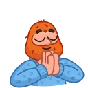 Sticker from Hairy Harry