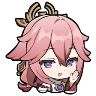 Sticker from Yae Miko`~