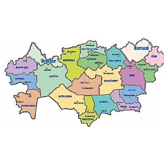 Sticker from Kazakh Republic
