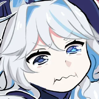 🥺 emoji Furina by @kiyunya Telegram sticker 8 of 63