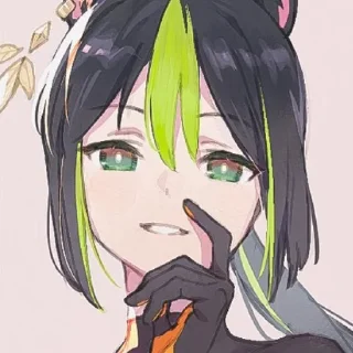 😏 emoji Tighnari by @kiyunya Telegram sticker 10 of 59