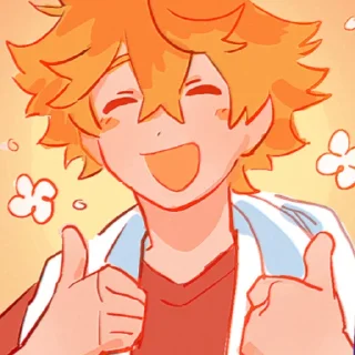 👍 emoji Tartaglia by @kiyunya Telegram sticker 8 of 99