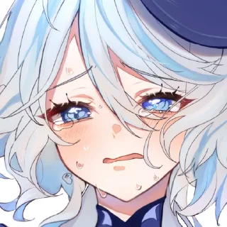 😭 emoji Furina by @kiyunya Telegram sticker 24 of 63
