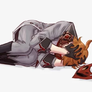 😱 emoji Tartaglia by @kiyunya Telegram sticker 16 of 99