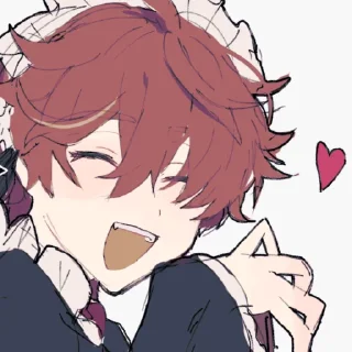 💕 emoji Tartaglia by @kiyunya Telegram sticker 2 of 99