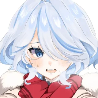 😳 emoji Furina by @kiyunya Telegram sticker 5 of 63