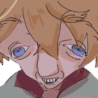 🙂 emoji Tartaglia by @kiyunya Telegram sticker 19 of 99