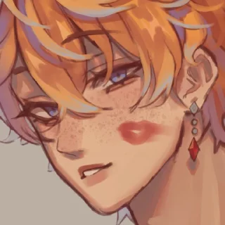 😏 emoji Tartaglia by @kiyunya Telegram sticker 24 of 99