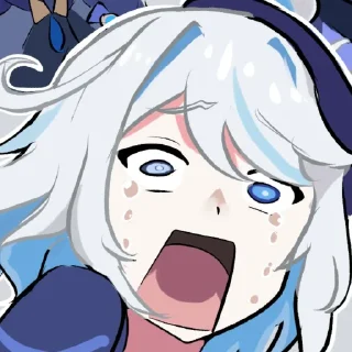 😭 emoji Furina by @kiyunya Telegram sticker 9 of 63
