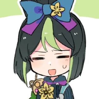 😅 emoji Tighnari by @kiyunya Telegram sticker 16 of 59