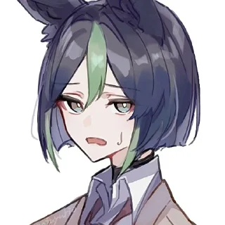 🤨 emoji Tighnari by @kiyunya Telegram sticker 15 of 59