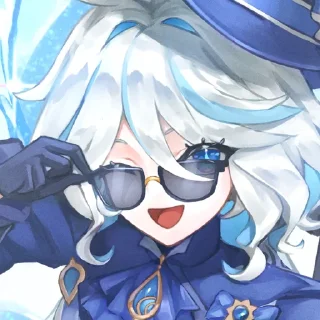 😎 emoji Furina by @kiyunya Telegram sticker 12 of 63