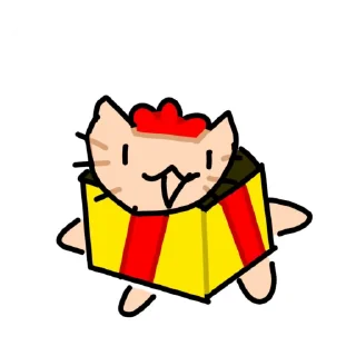 🎁 emoji Котики свята ︻╦╤─ ҉ - Telegram sticker 7 of 18