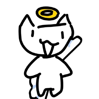😇 emoji Котики свята ︻╦╤─ ҉ - Telegram sticker 10 of 18