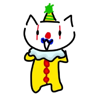 🤡 emoji Котики свята ︻╦╤─ ҉ - Telegram sticker 11 of 18
