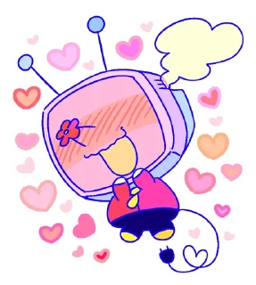 💘 emoji mr tenna !! Telegram sticker 4 of 4