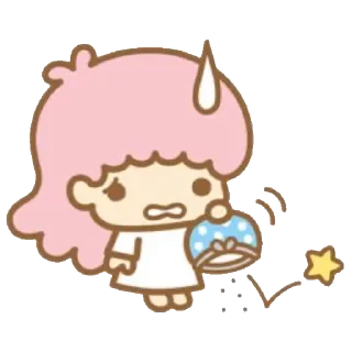 🍡 emoji kiki & lala @sanw1o Telegram sticker 5 of 24