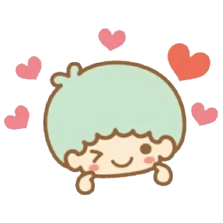 🍡 emoji kiki & lala @sanw1o Telegram sticker 6 of 24