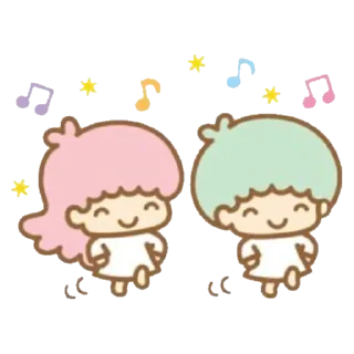 🍡 emoji kiki & lala @sanw1o Telegram sticker 2 of 24