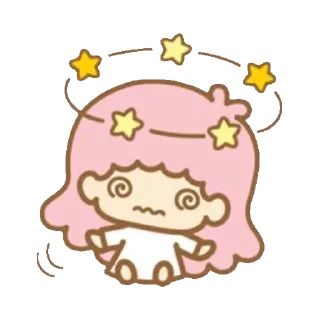 🍡 emoji kiki & lala @sanw1o Telegram sticker 8 of 24