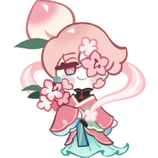 Sticker from Peach Blossom Cookie!