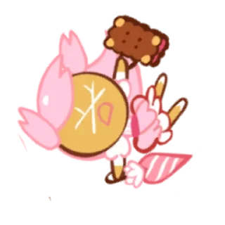 🌸 emoji Cherry Blossom Cookie Telegram sticker 11 of 12
