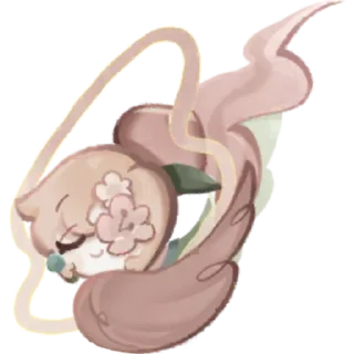 Sticker from Peach Blossom Cookie!
