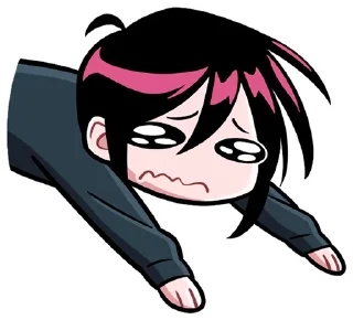 Sticker from @TgSticker Икки и Мори без надписей