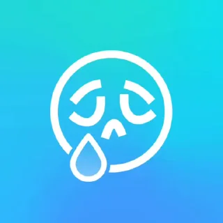 😢 emoji @STICKRULE <- БОЛЬШЕ Telegram sticker 5 of 103