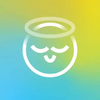 😇 emoji @STICKRULE <- БОЛЬШЕ Telegram sticker 7 of 103