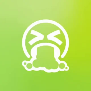 🤮 emoji @STICKRULE <- БОЛЬШЕ Telegram sticker 9 of 103