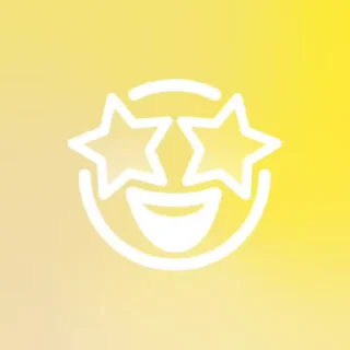 🤩 emoji @STICKRULE <- БОЛЬШЕ Telegram sticker 23 of 103