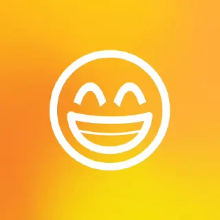 😄 emoji @STICKRULE <- БОЛЬШЕ Telegram sticker 16 of 103