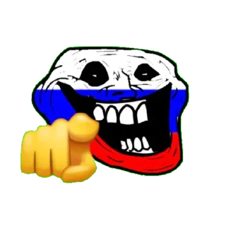 Sticker from Ukrainian anti-communists☦️✝️☪️
