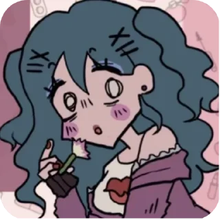 🤩 emoji Lacey. tgk @stikeru_ot_mikoko @TgEmodziBot Telegram sticker 19 of 25