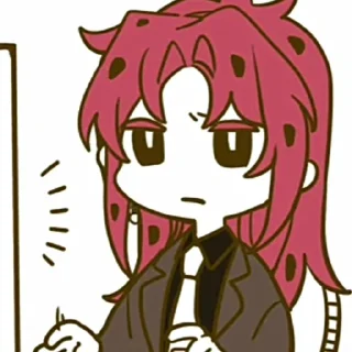 😌 emoji ジョジョスティック Telegram sticker 1 of 101